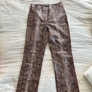 I.AM.GIA snakeskin pants